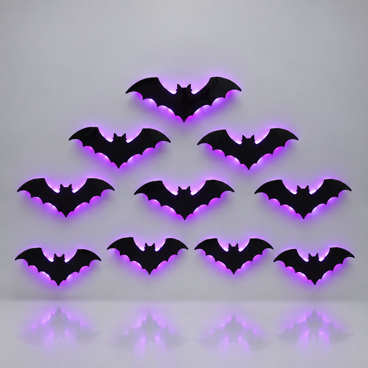 3D LED Halloween Bats