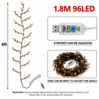 LED Willow Vine Light