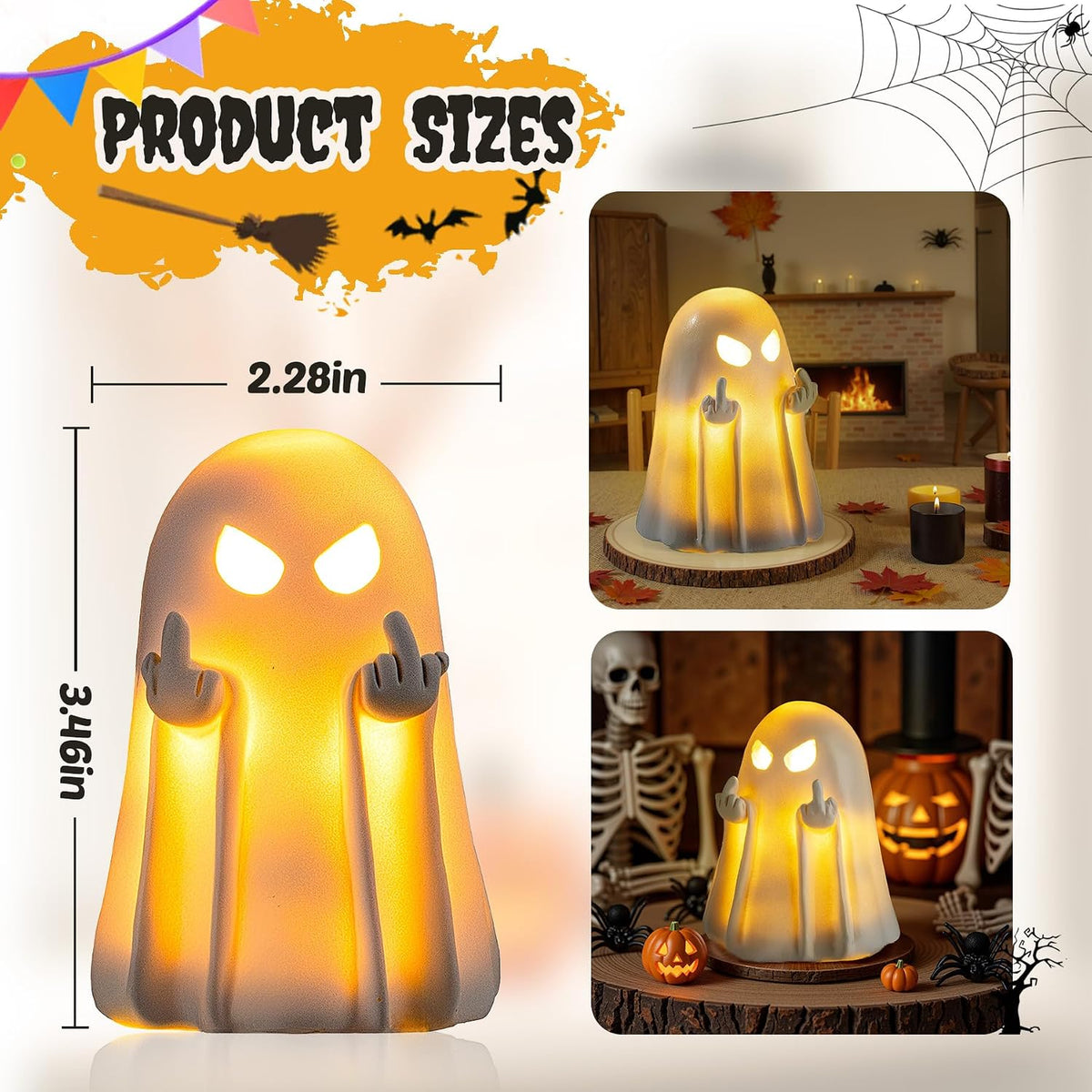 Halloween Ghost Figurine