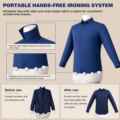 Automatic Ironing Machine & Hands-Free Wrinkle Remover