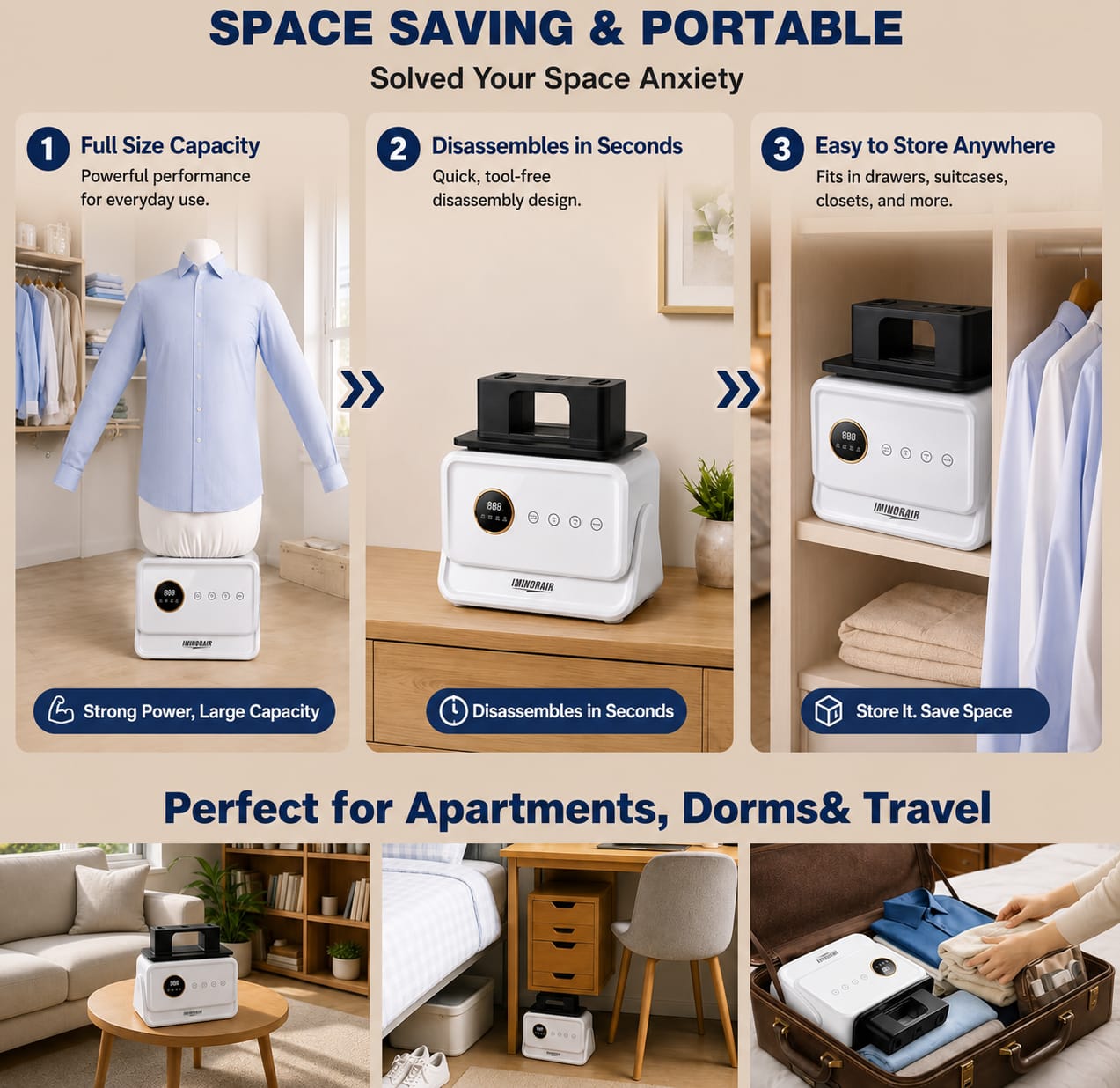 Automatic Ironing Machine & Hands-Free Wrinkle Remover