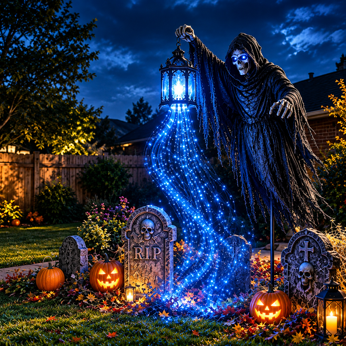 Grim Reaper Soul Harvester Yard Light