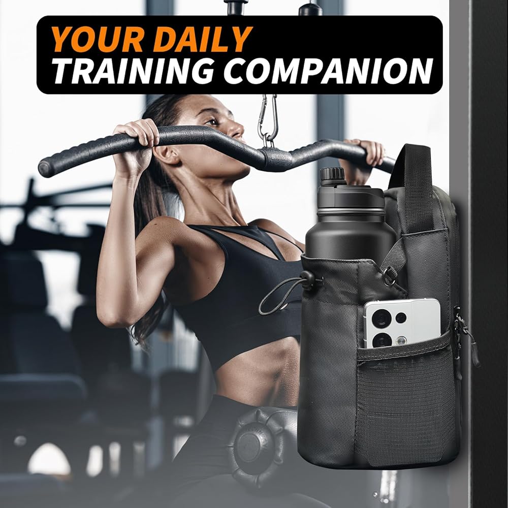 3-in-1 Magnetic Gym Bag: Water Bottle Holder & Phone Pocket