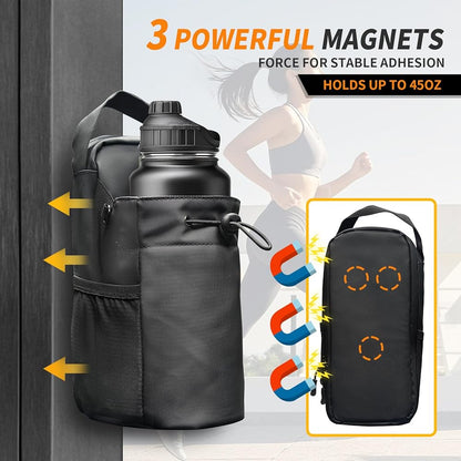 3-in-1 Magnetic Gym Bag: Water Bottle Holder & Phone Pocket