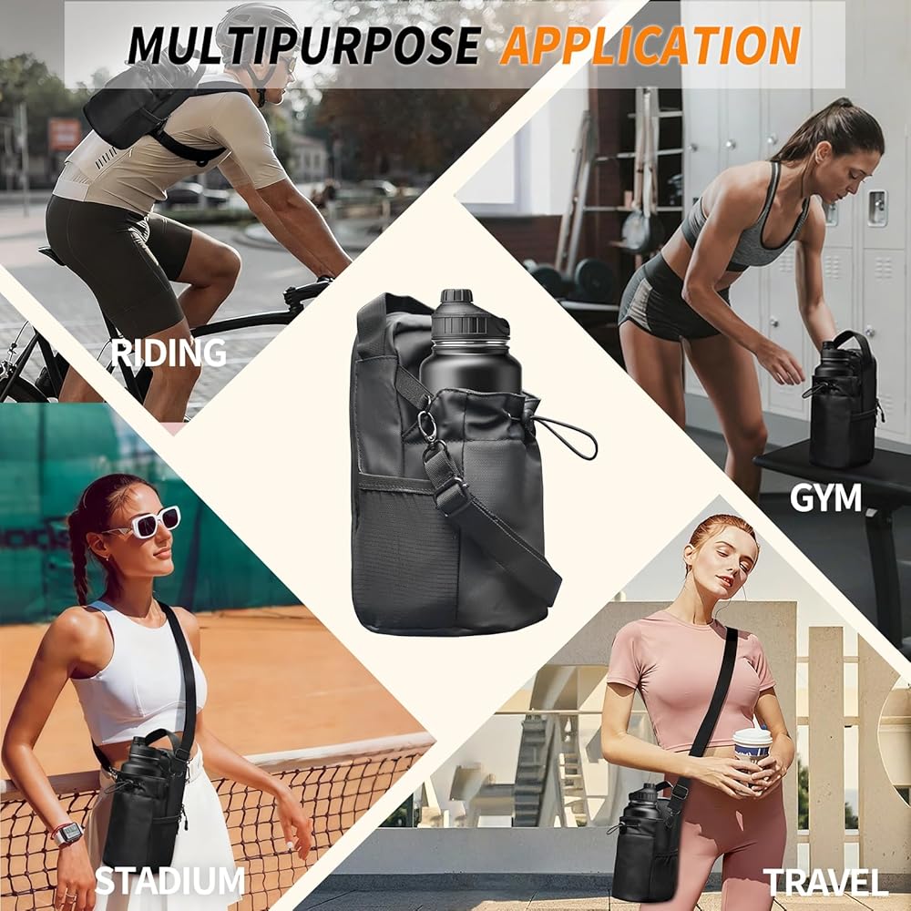 3-in-1 Magnetic Gym Bag: Water Bottle Holder & Phone Pocket